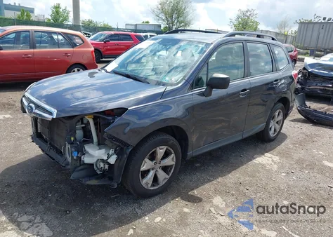 2016 Subaru Forester 2.5I из США, поврежденный, VIN JF2SJABC3GH472712